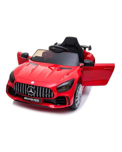 Auto na Akumulator Mercedes GTR Dla Dzieci Światła LED MP3 Czerwony