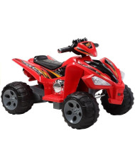 Quad Pojazd Na Akumulator Dla Dziecka Terenowy Światła LED MP3 Czerwony