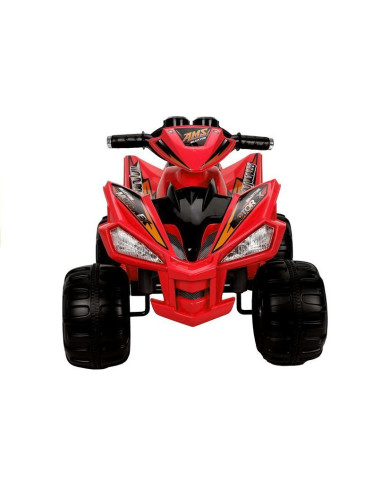 Quad Pojazd Na Akumulator Dla Dziecka Terenowy Światła LED MP3 Czerwony
