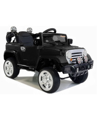 Auto na Akumulator Jeep JJ245 Dla Dzieci Światła LED MP3 Pilot Czarny