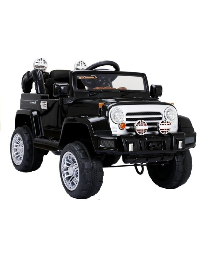 Auto na Akumulator Jeep JJ245 Dla Dzieci Światła LED MP3 Pilot Czarny