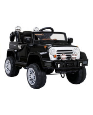 Auto na Akumulator Jeep JJ245 Dla Dzieci Światła LED MP3 Pilot Czarny