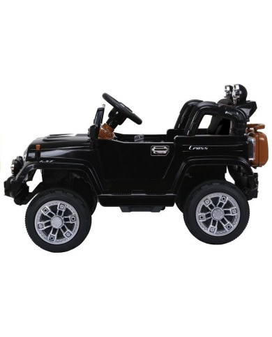 Auto na Akumulator Jeep JJ245 Dla Dzieci Światła LED MP3 Pilot Czarny