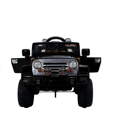 Auto na Akumulator Jeep JJ245 Dla Dzieci Światła LED MP3 Pilot Czarny