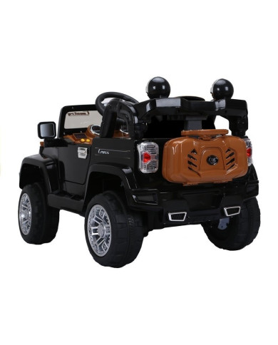 Auto na Akumulator Jeep JJ245 Dla Dzieci Światła LED MP3 Pilot Czarny