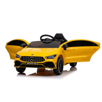 Auto Na Akumulator Mercedes CLA 45s AMG Żółty 4x4