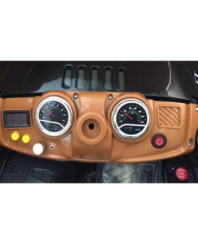 Auto na Akumulator Jeep JJ245 Dla Dzieci Światła LED MP3 Pilot Czarny
