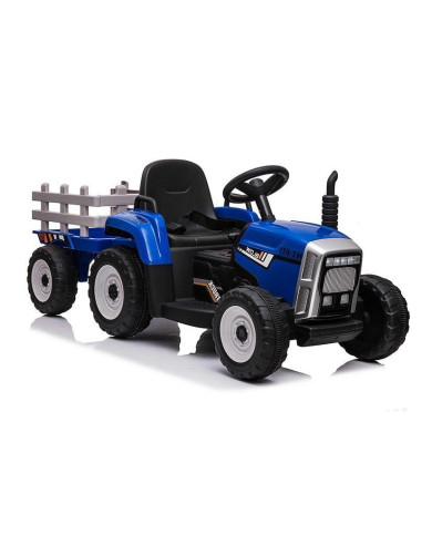Traktor na Akumulator z Przyczepą XMX611 Niebieski