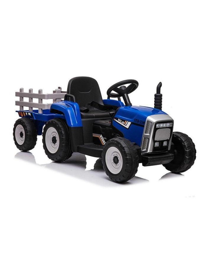 Traktor na Akumulator z Przyczepą XMX611 Niebieski