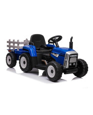 Traktor na Akumulator z Przyczepą XMX611 Niebieski