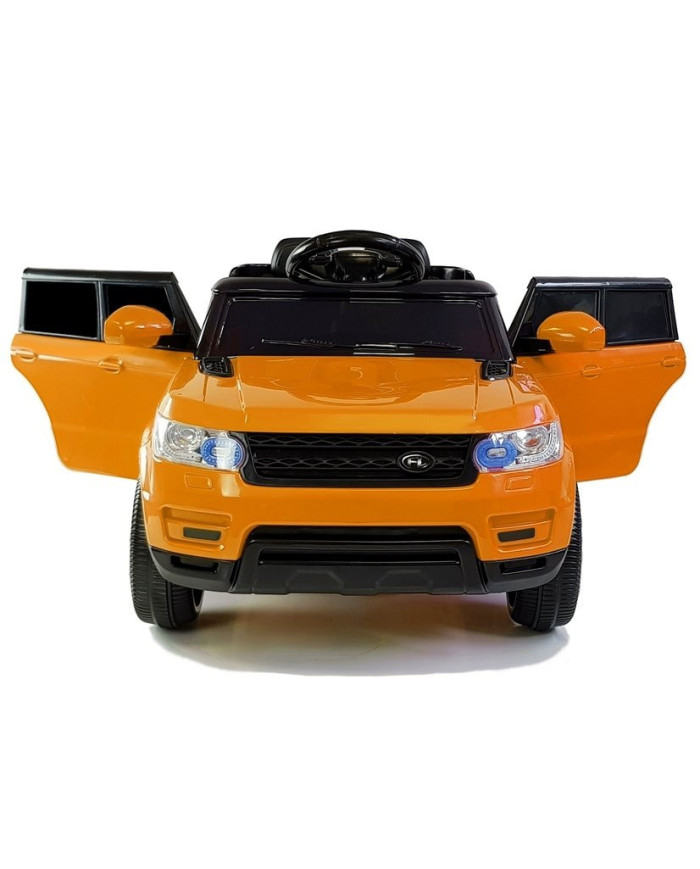 Auto na Akumulator HL1638 Dla Dzieci Światła LED MP3 Pilot Pomarańczowe
