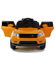 Auto na Akumulator HL1638 Dla Dzieci Światła LED MP3 Pilot Pomarańczowe
