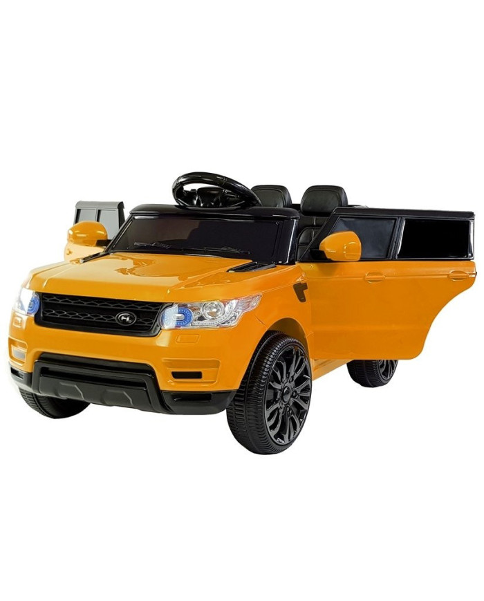 Auto na Akumulator HL1638 Dla Dzieci Światła LED MP3 Pilot Pomarańczowe