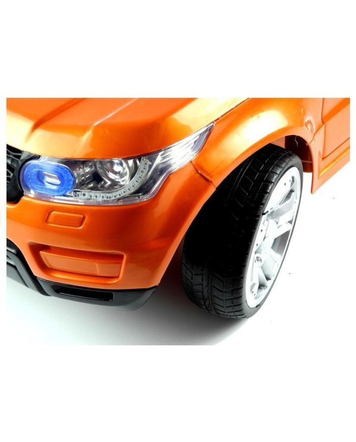 Auto na Akumulator HL1638 Dla Dzieci Światła LED MP3 Pilot Pomarańczowe