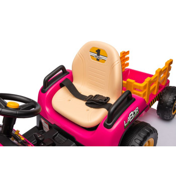 Traktor Na Akumulator BBH-030 Różowy