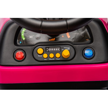 Traktor Na Akumulator BBH-030 Różowy