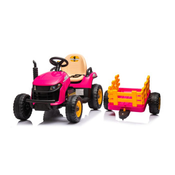 Traktor Na Akumulator BBH-030 Różowy