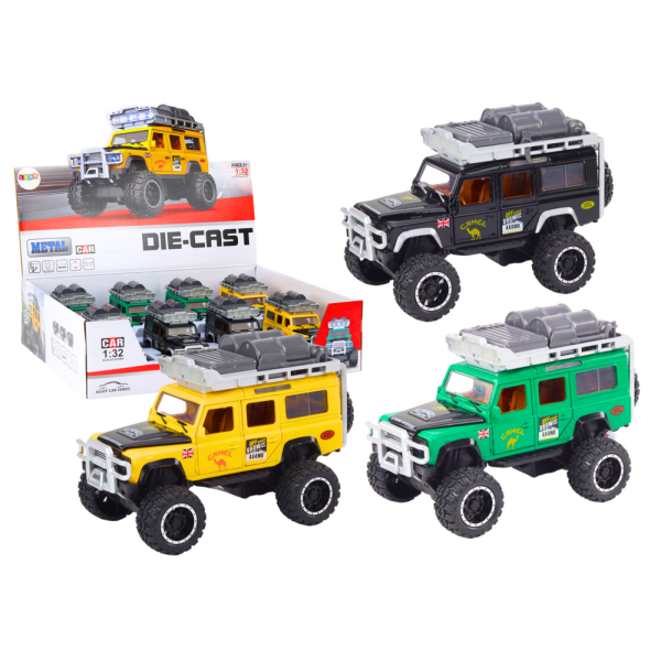 Samochód Terenowy Guard 1:32 Metalowy Napęd Światła Dźwięki