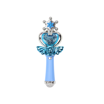 Różdżka Księżniczki Kolorowe Światła Dźwięki Niebieska