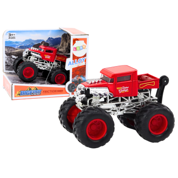 Pojazd Auto z Napędem Frykcyjnym Terenowe Czerwone