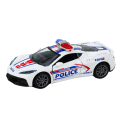 Auto Radiowóz Samochód Policyjny Metalowy 1:32 Napęd Mix