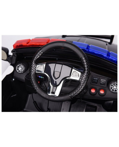 Auto na Akumulator Samochód Policyjny Biały