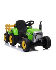 Traktor na Akumulator z Przyczepą XMX611 Pilot Światła LED Zielony