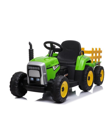 Traktor na Akumulator z Przyczepą XMX611 Pilot Światła LED Zielony