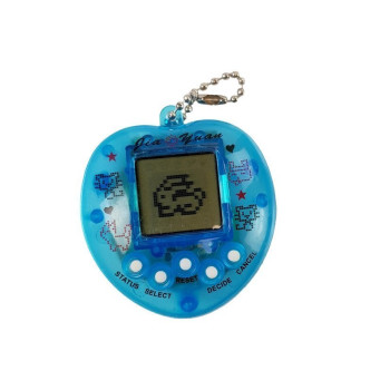 Gra Elektroniczna Tamagotchi Niebieska z krótkim łańcuszkiem