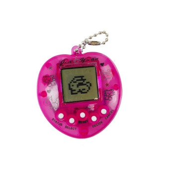 Gra Elektroniczna Tamagotchi Różowa z krótkim łańcuszkiem