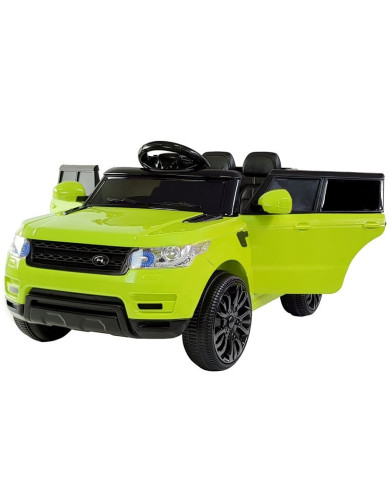 Auto Na Akumulator HL1638 Dla Dzieci Pilot MP3 Światło LED Zielony