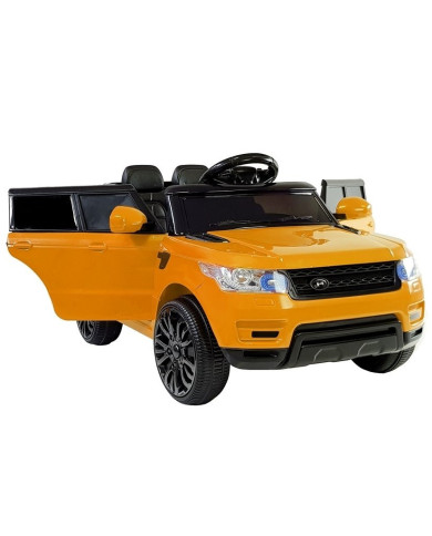 Auto Na Akumulator HL1638 Dla Dzieci Pilot MP3 Światło LED Pomarańczowy