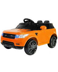 Auto Na Akumulator HL1638 Dla Dzieci Pilot MP3 Światło LED Pomarańczowy