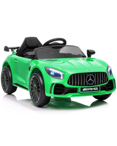 Auto na akumulator Mercedes AMG GT R Pilot Światła LED MP3  Zielony