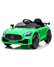 Auto na akumulator Mercedes AMG GT R Pilot Światła LED MP3  Zielony