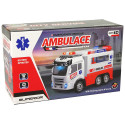 Ambulans Autko na Baterie Światło Dźwięki
