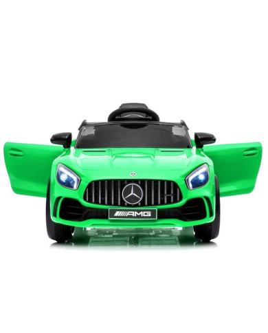 Auto na akumulator Mercedes AMG GT R Pilot Światła LED MP3  Zielony