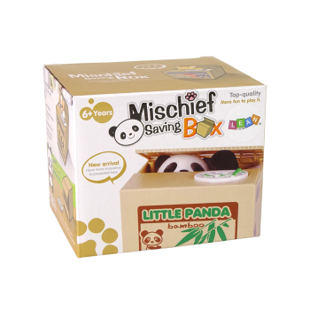 Skarbonka Panda Nauka Oszczędzania Bambus