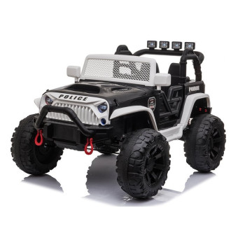 Auto na Akumulator JC666 Policyjny Biały