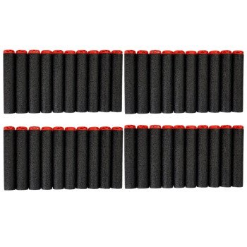 Duży Pistolet Karabin Na Piankowe Naboje 40 Sztuk Czerwono- Czarny Celownik