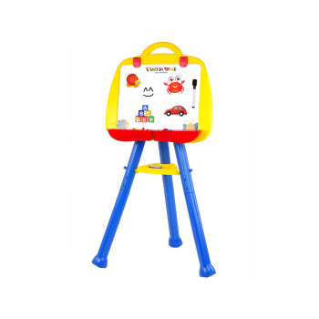 Tablica Magnetyczna Stojąca Pisak Magnes Niebieska