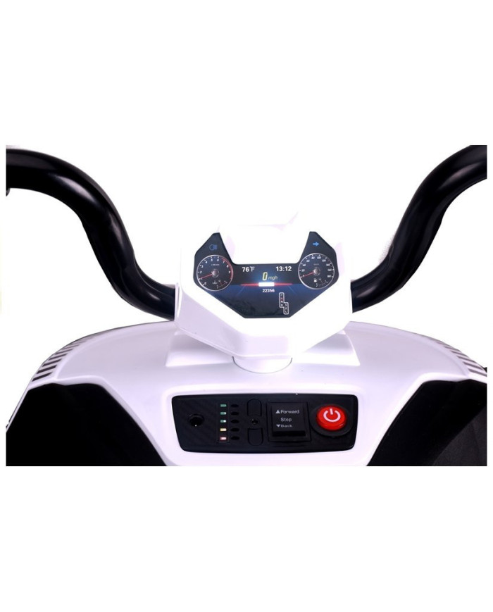 Quad na Akumulator S601 Pojazd Terenowy Koła EVA Światła LED Biały