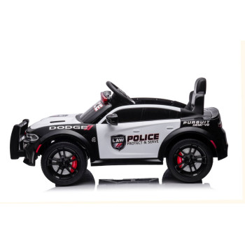 Auto Na Akumulator Dodge Charger Policyjny Biało- Czarny