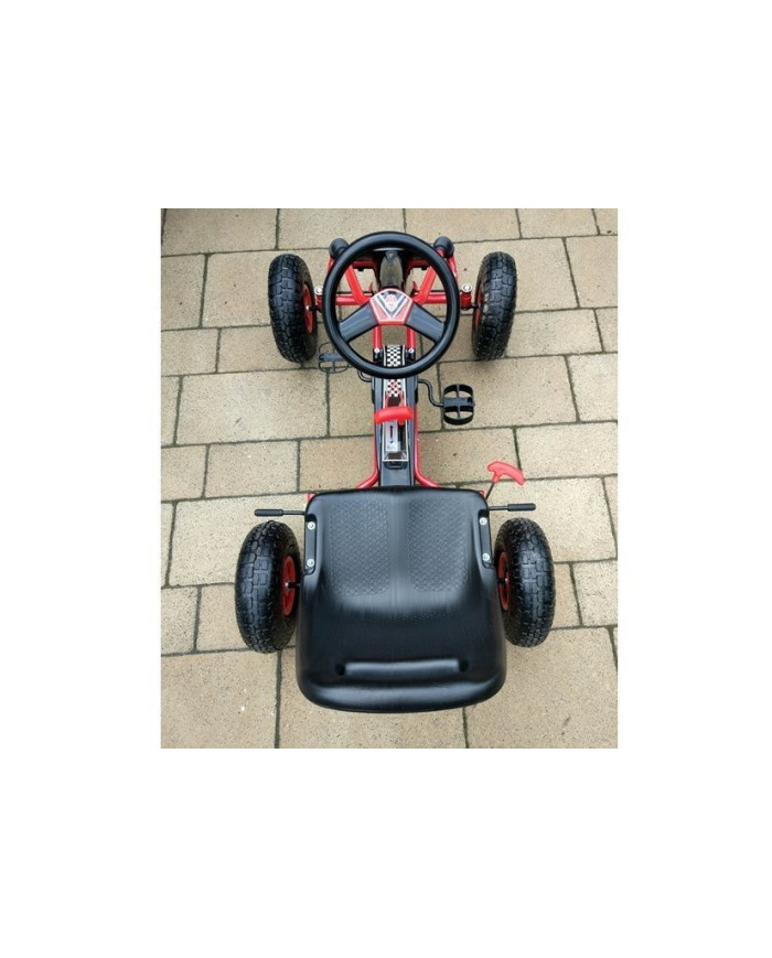 Gokart Czerwony A-15 Pompowane Koła