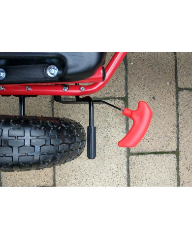 Gokart Czerwony A-15 Pompowane Koła