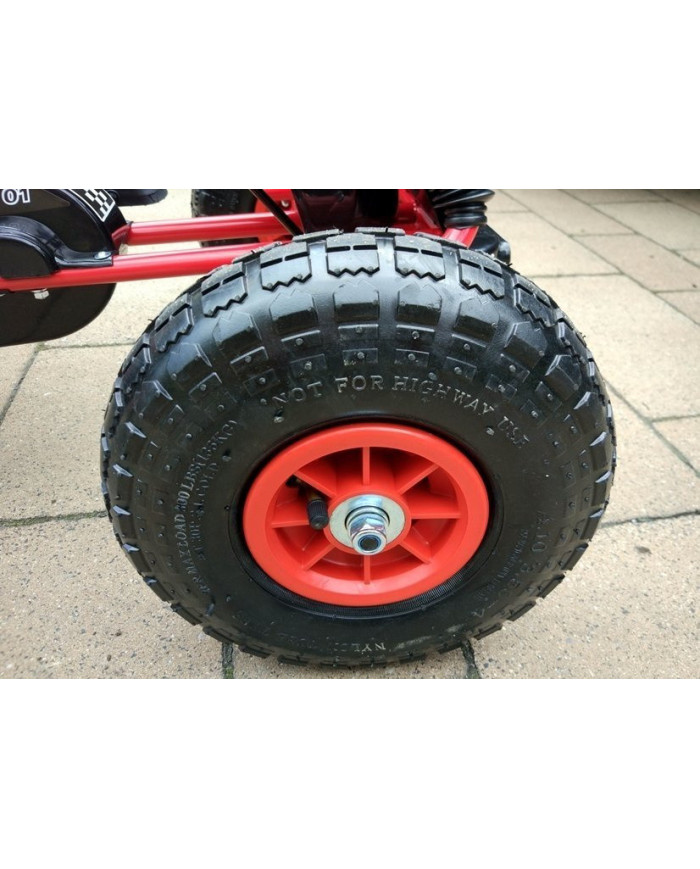 Gokart Czerwony A-15 Pompowane Koła