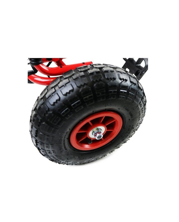 Gokart Czerwony A-15 Pompowane Koła