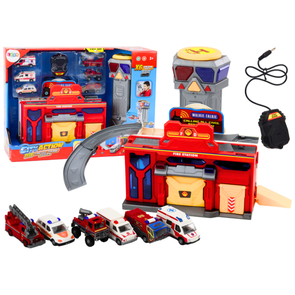 Baza Straż Pożarna Szpital Centrum Dowodzenia Pojazdy 6 Szt