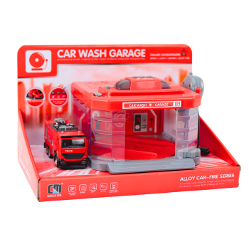 Myjnia Straży Pożarnej Krótkofalówka Światła Dźwięki Woda