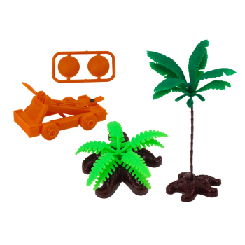 Statek Romański Rzymianie Światła Dźwięki Katapulta Palmy